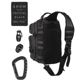 Sac Assault One Strap Tactical 29L Noir - Miltec