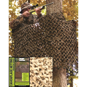 Sieć Maskująca Pro Crazy Szara 2,4m x 3m - CamoSystems