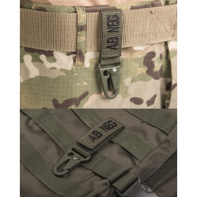 Porte clé tactique groupe sanguin AB- Vert OD - Miltec
