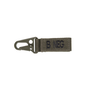 Porte clé tactique groupe sanguin B- Vert OD - Miltec