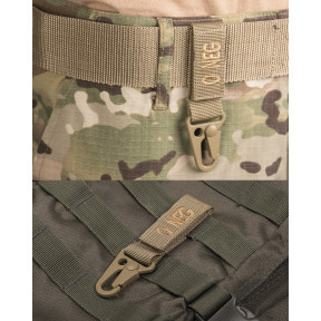 Tactische sleutelhanger bloedgroep O- Coyote - Miltec