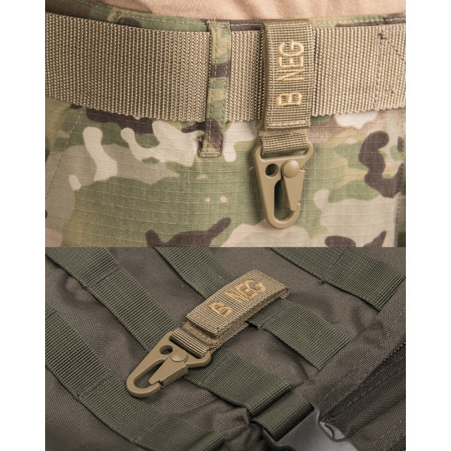 Brelok taktyczny grupa krwi B- Coyote - Miltec