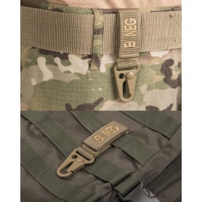 Tactische sleutelhanger bloedgroep B- Coyote - Miltec