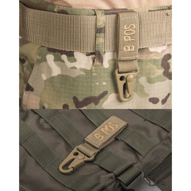 Taktyczny brelok grupa krwi B+ Coyote - Miltec
