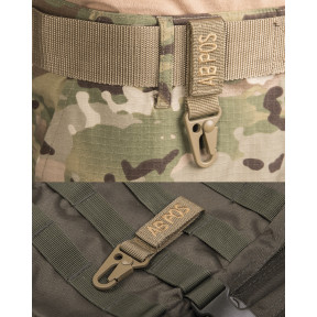 Porte clé tactique groupe sanguin AB+ Coyote - Miltec