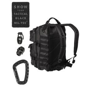 Mochila US ASS. PACK Tactical Black 36L Negra - Miltec