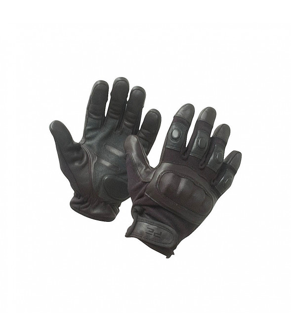 GANT D'INTERVENTION TOUT CUIR COQUES KEVLAR HIVER PAINTBALL PROTECTION 
