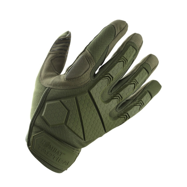Einsatzhandschuhe Alpha OD Grün - Kombat Tactical