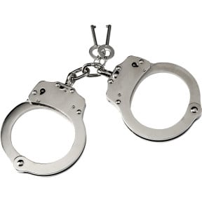 Handschellen mit Kette aus Nickel - A10 Equipment