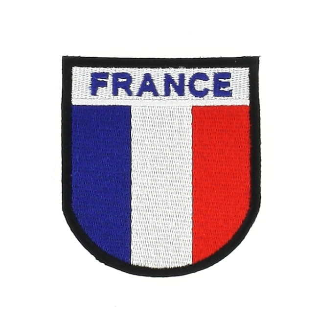 Abzeichen FRANKREICH schwarzer Rand - Patrol