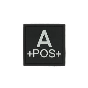 Patch siliconen A+ Zwart - Patrol