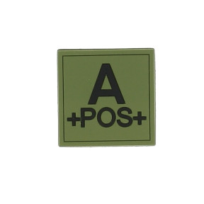 Siliconen patch A+ Groen Leger - Patrol