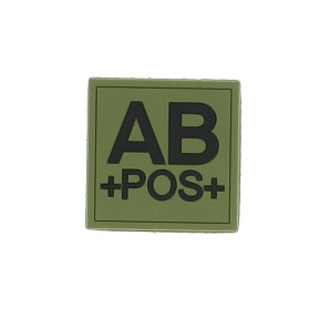 Patch silicone AB+ Vert Armée - Patrol
