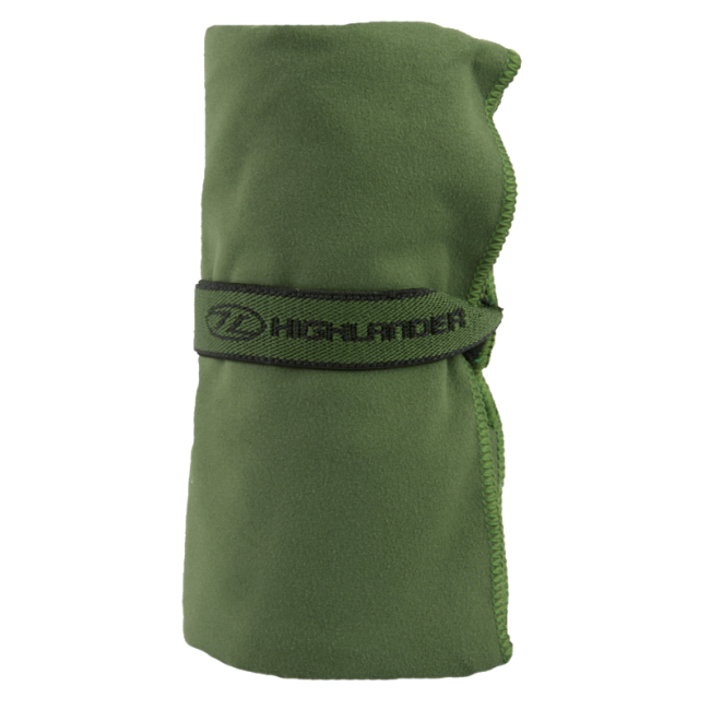Serviette microfibre 40 x 80 cm Vert OD - Highlander Serviette microfibre 40 x 80 cm Vert OD - Highlander