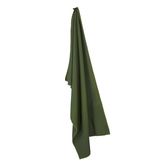 Microvezel handdoek 60 x 120 cm Groen OD - Highlander