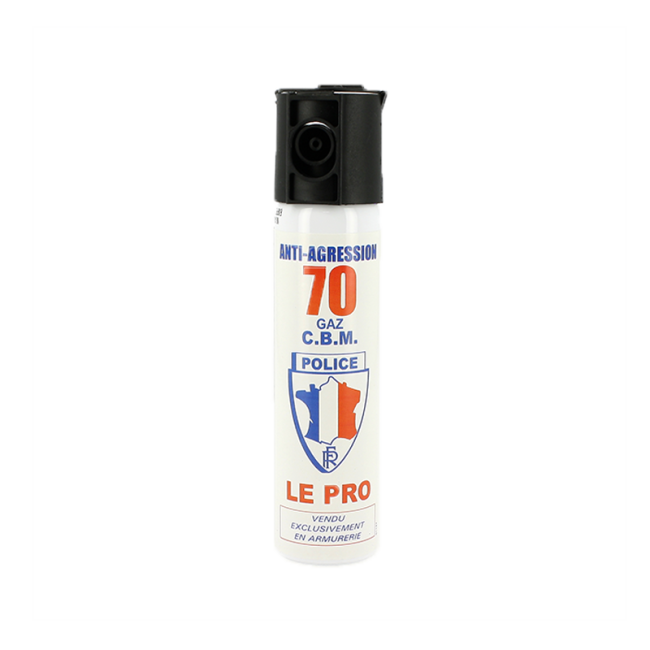 Aérosol de défense Gaz 75ml - Le Protecteur