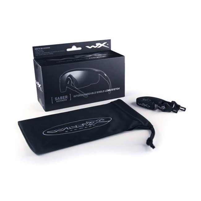 Bril Saber ADV Smoke/Clear/Rust Matte Black Frame - Wiley X