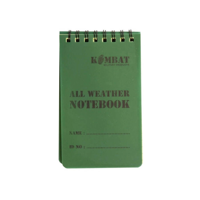Mini wasserdichtes Notizbuch - Kombat Tactical