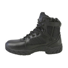 Buty Tactical Pro 1 zip 6"" skóra/nylon - Czarne - Kombat Tactical