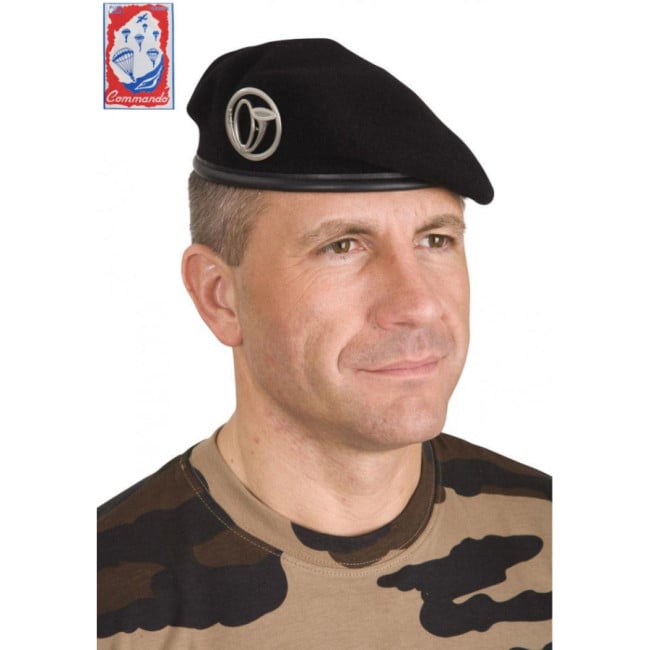 Béret commando chasseurs noir - A10 Equipment