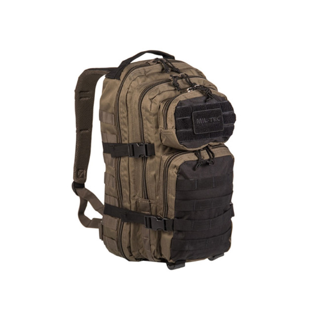 Plecak US Assault Pack mały ranger coyote/czarny - Miltec
