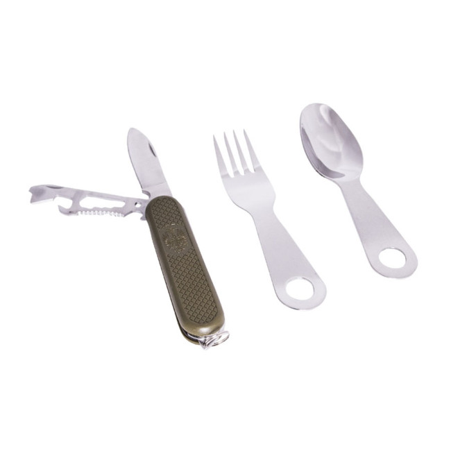 Couvert avec couteau de poche - Miltec Couvert avec couteau de poche - Miltec