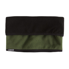 Tour de cou réversible vert olive/noir - Condor