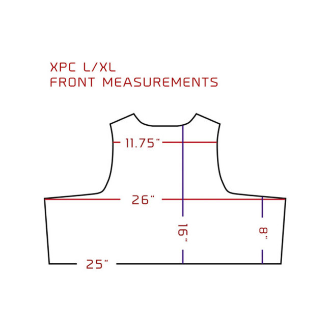 Plaatdrager vest EXO gen. 2 olijfgroen - Condor