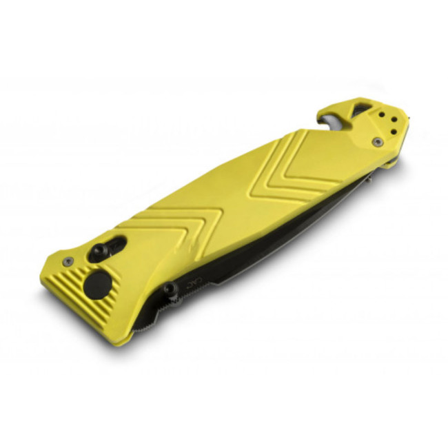 Nóż kieszonkowy Cac® serration PA6 żółty - TB Outdoor