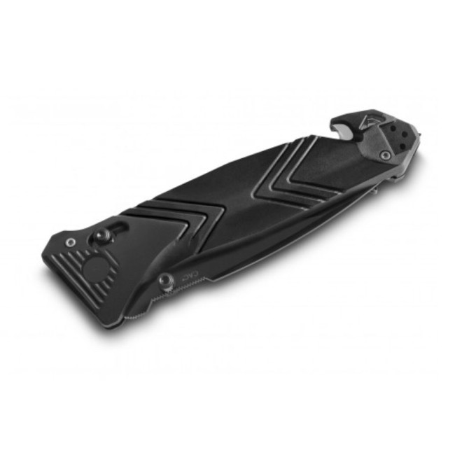Couteau de poche Cac® serration PA6 noir - TB Outdoor