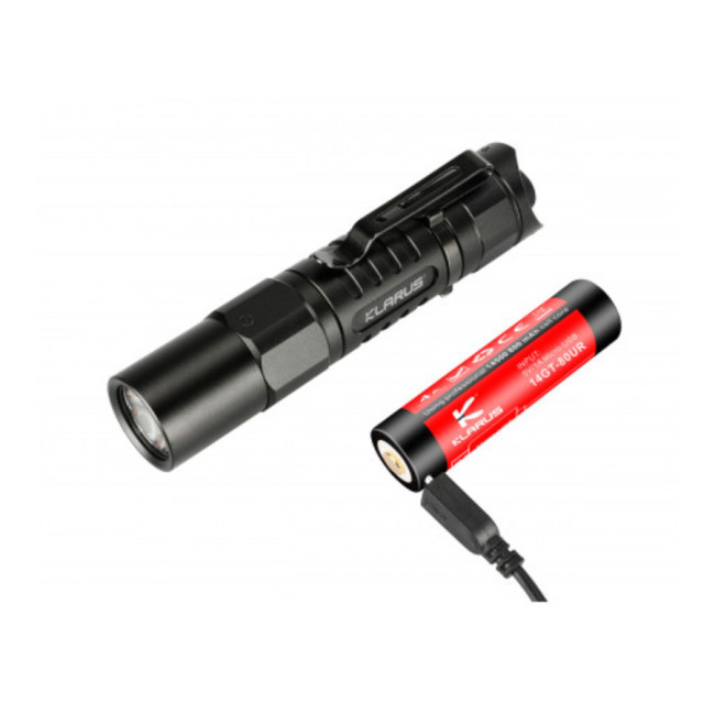 Kompakte wiederaufladbare taktische Taschenlampe XT1A LED 1000 Lumen - Klarus
