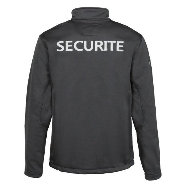 Bluza Softshell Wolf bezpieczeństwo czarna - CityGuard