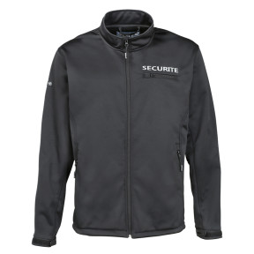 Bluzon Softshell Wolf security czarny - CityGuard