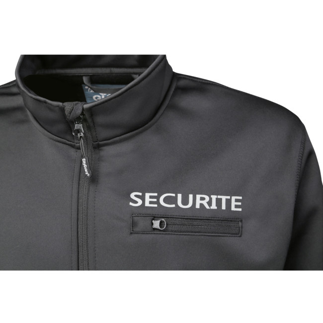Softshell blouson Wolf veiligheid zwart - CityGuard
