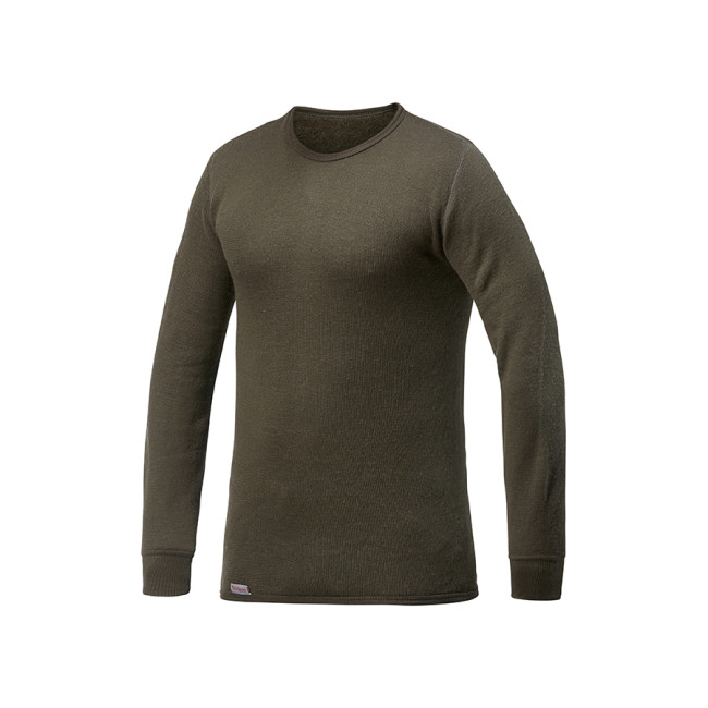 T-shirt lange mouwen Crewneck 200 groen - Woolpower