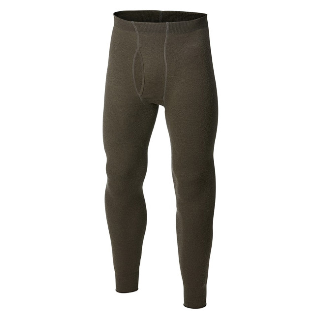 Lange Unterhose mit Reißverschluss Johns 200 grün - Woolpower
