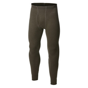 Lange Unterhose mit Reißverschluss Johns 200 grün - Woolpower
