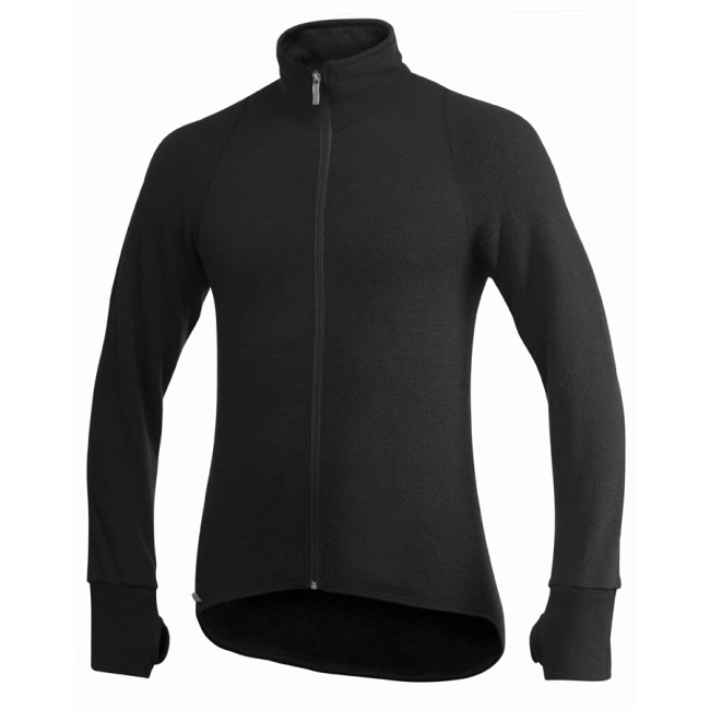 Gilet à fermeture zip Full zip jacket 400 noir - Woolpower