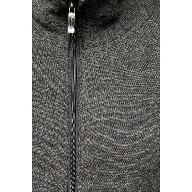 Kamizelka z zamkiem Full zip jacket 400 szary - Woolpower