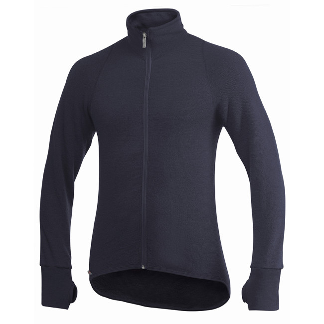 Kamizelka na zamek Full zip jacket 400 granatowa - Woolpower