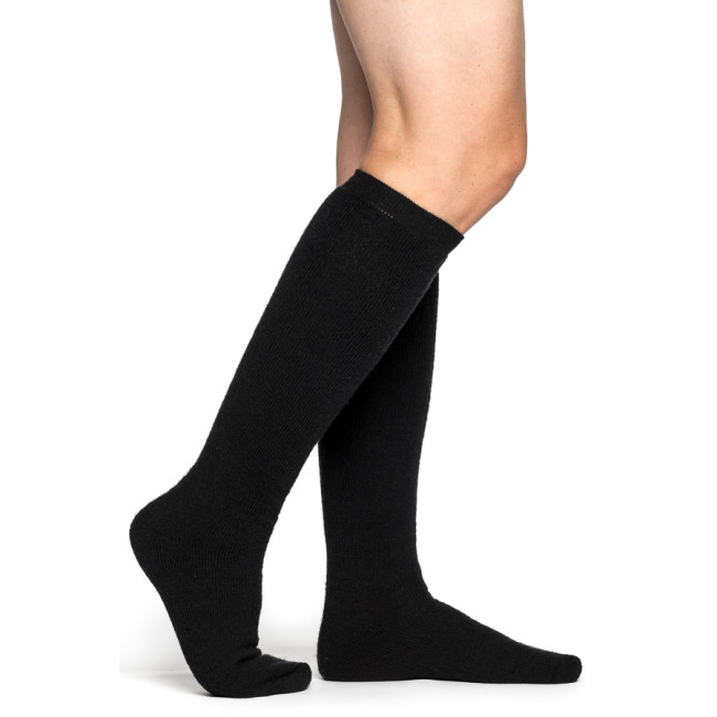 Chaussettes hautes Ullfrotté 400 noir - Woolpower Chaussettes hautes Ullfrotté 400 noir - Woolpower