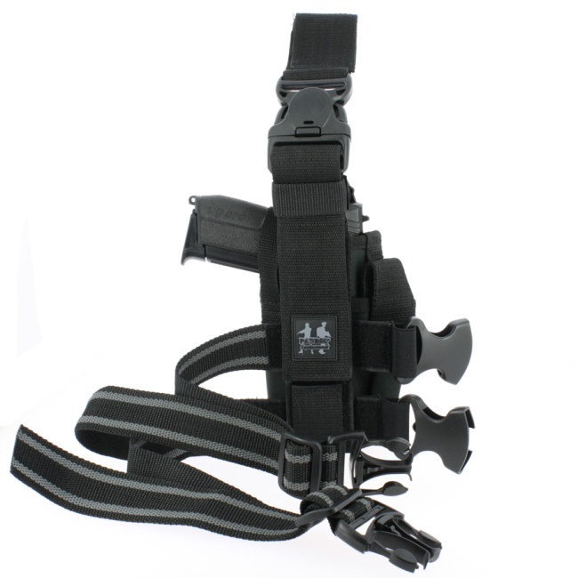 Tactische beenholster Zwart - Patrol