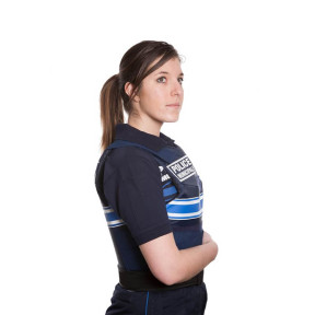 Kugelsichere Weste für weibliche Gemeindepolizei one plus - Der Beschützer