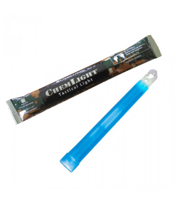 Bâton lumineux Chemlight 15 cm - 8 heures - bleu - Cyalume