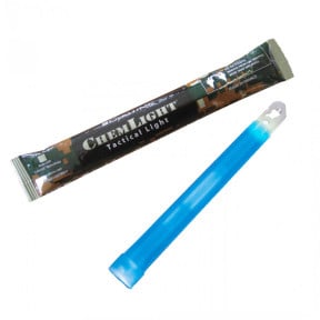 Bâton lumineux Chemlight 15 cm - 8 heures - bleu - Cyalume