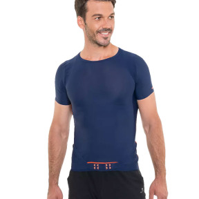 T-shirt korte mouwen marineblauw - Percko