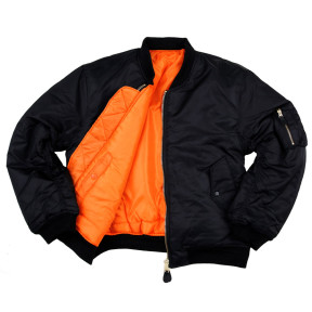 MA-1 Bomber Fliegerjacke schwarz - Fostex Garments