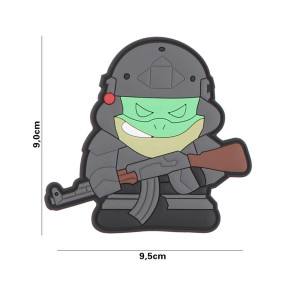 Patch 3D grenouille tactique en PVC - 101 Inc