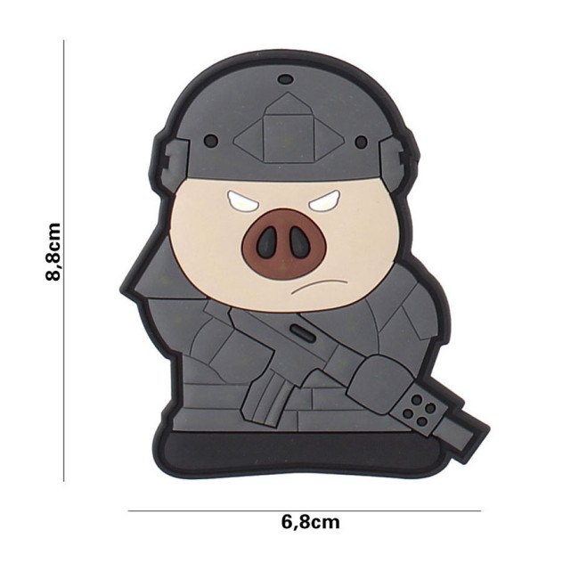 Patch 3D taktyczna świnia z PVC - 101 Inc