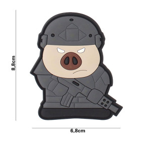 3D tactisch varken patch in PVC - 101 Inc